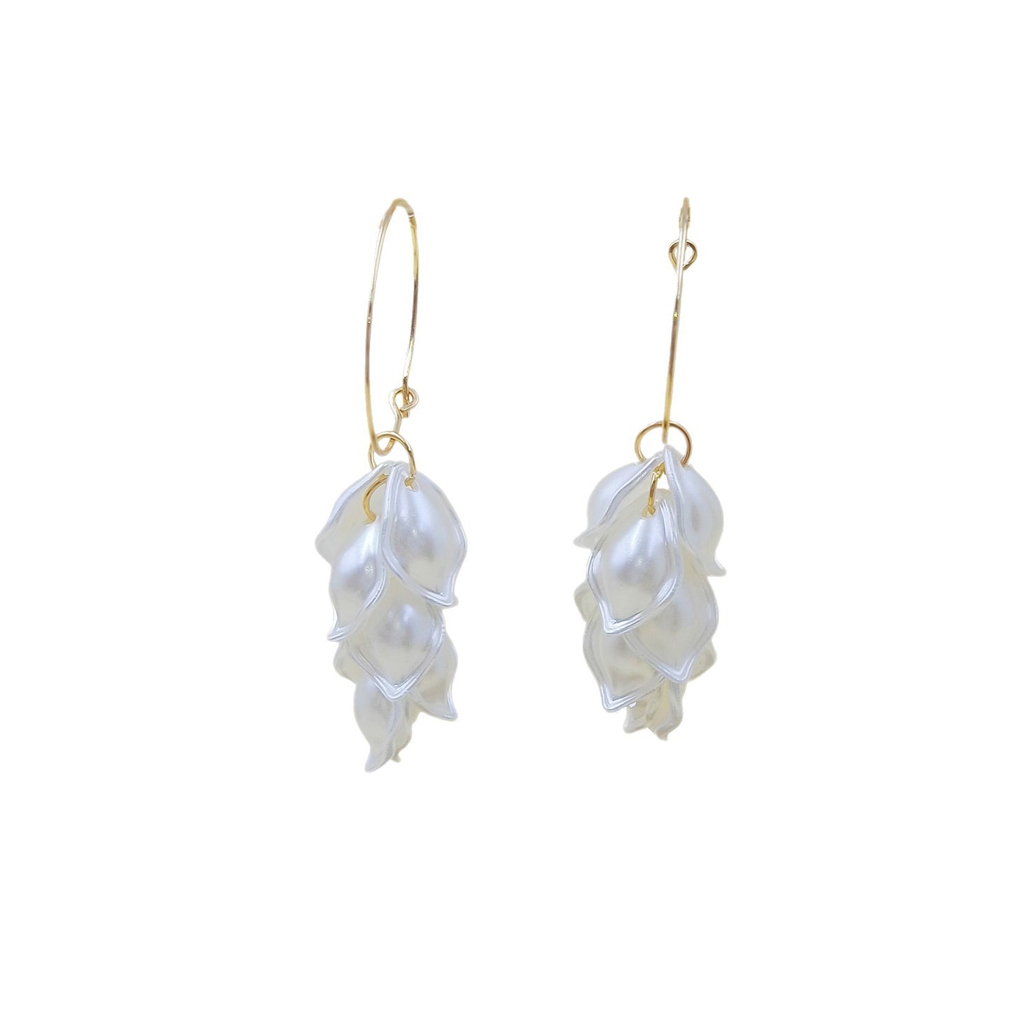 Ethereal Petal Drop Earrings