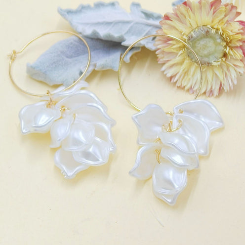 Ethereal Petal Drop Earrings