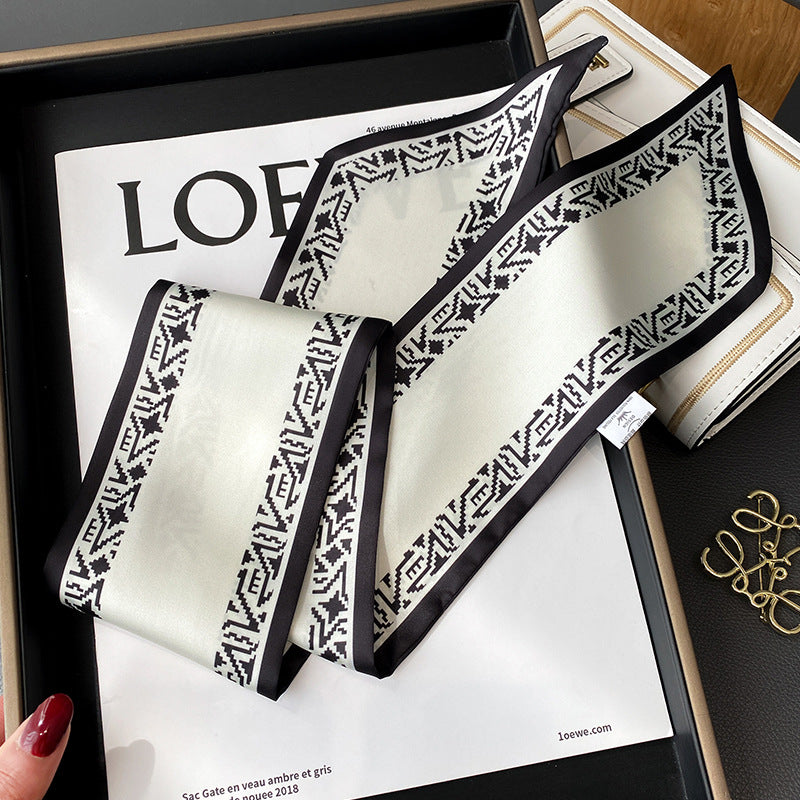 Artistic Print Long Scarf