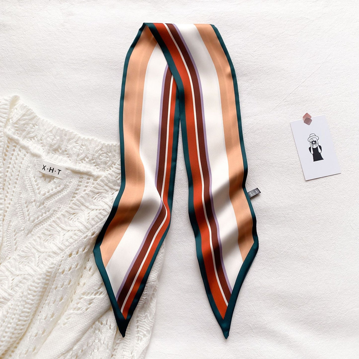 Artistic Print Long Scarf