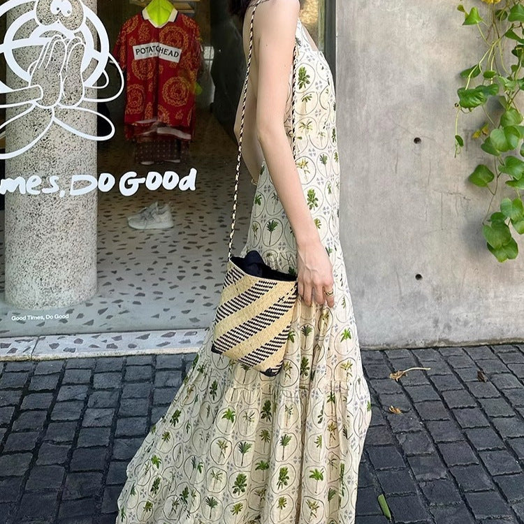Floral Print Vacation Dress