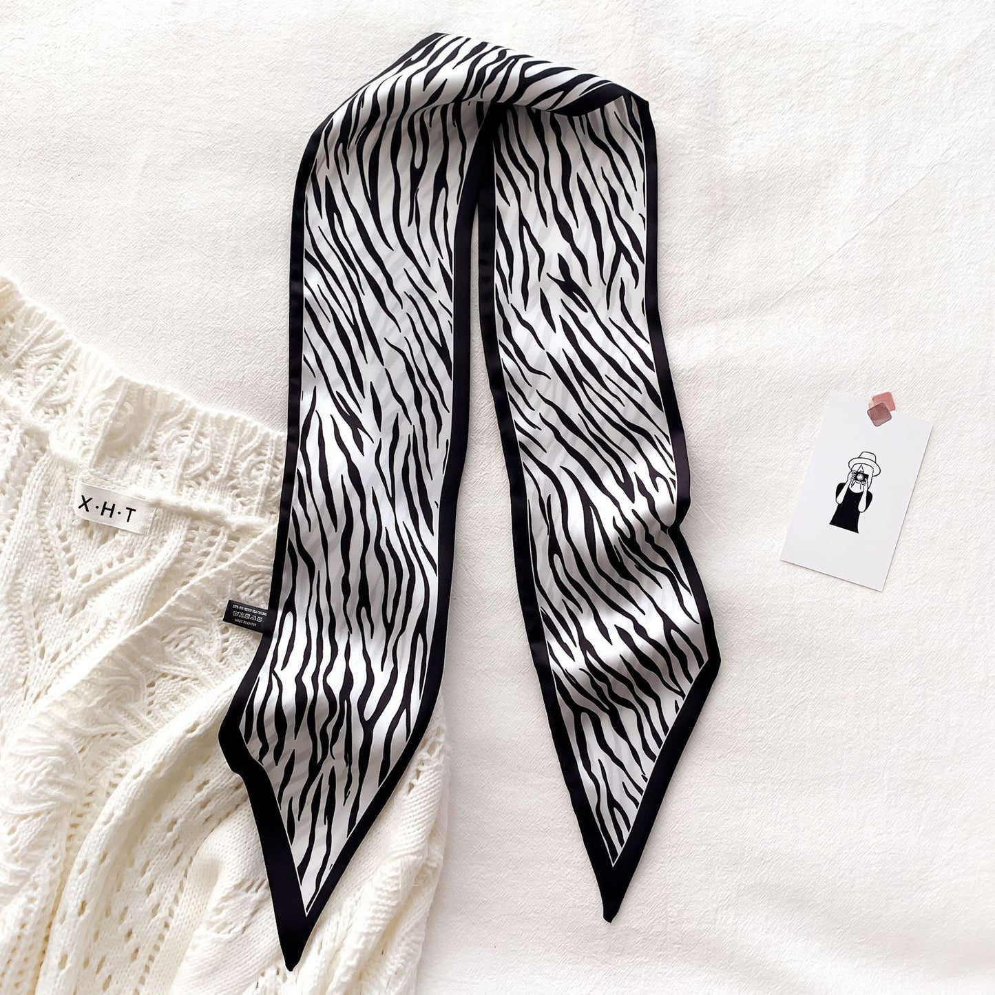 Artistic Print Long Scarf