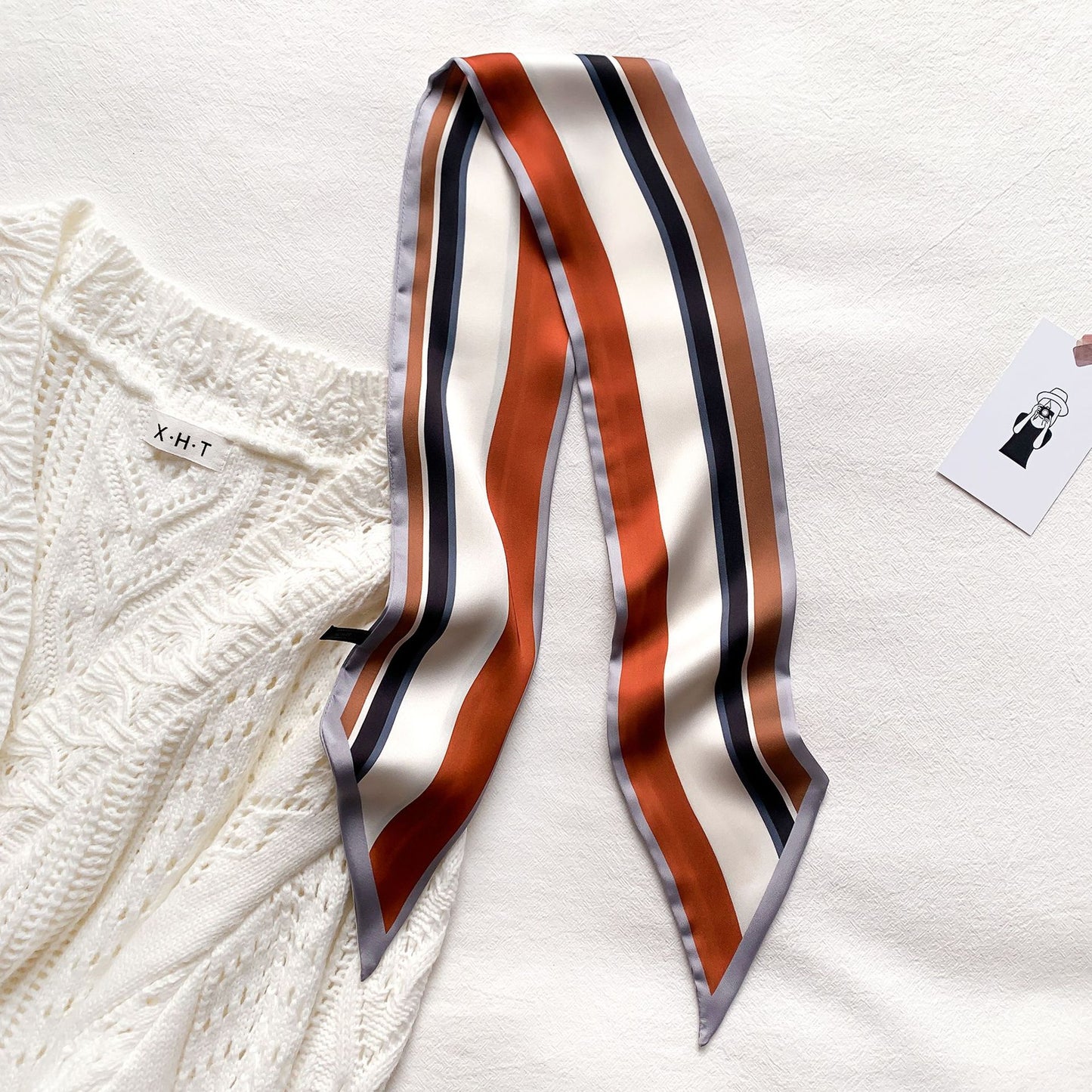 Artistic Print Long Scarf