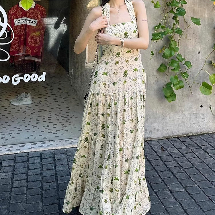 Floral Print Vacation Dress