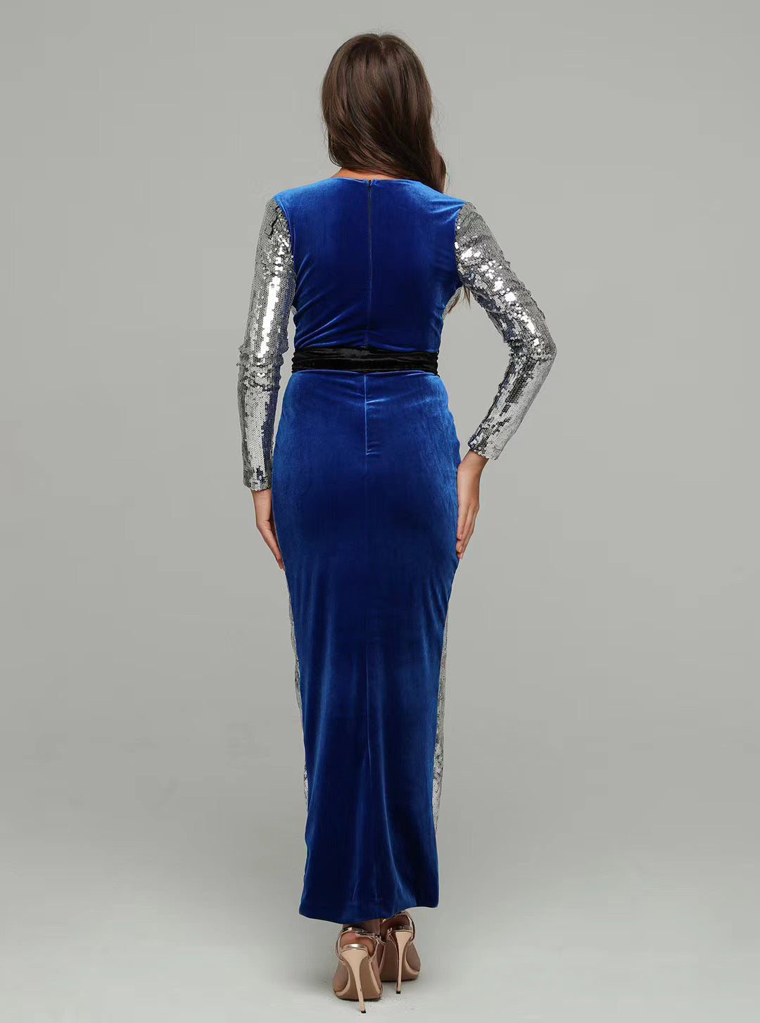 Sultry Open-Back Evening Dress
