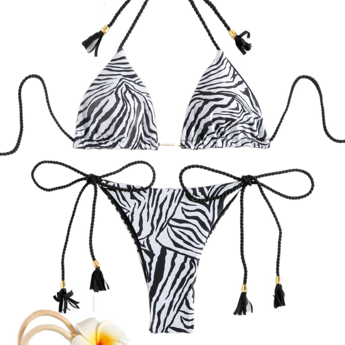 Tassel Fringe Two-Piece Swimsuit