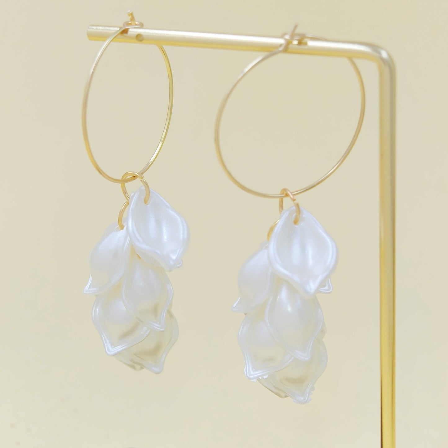 Ethereal Petal Drop Earrings