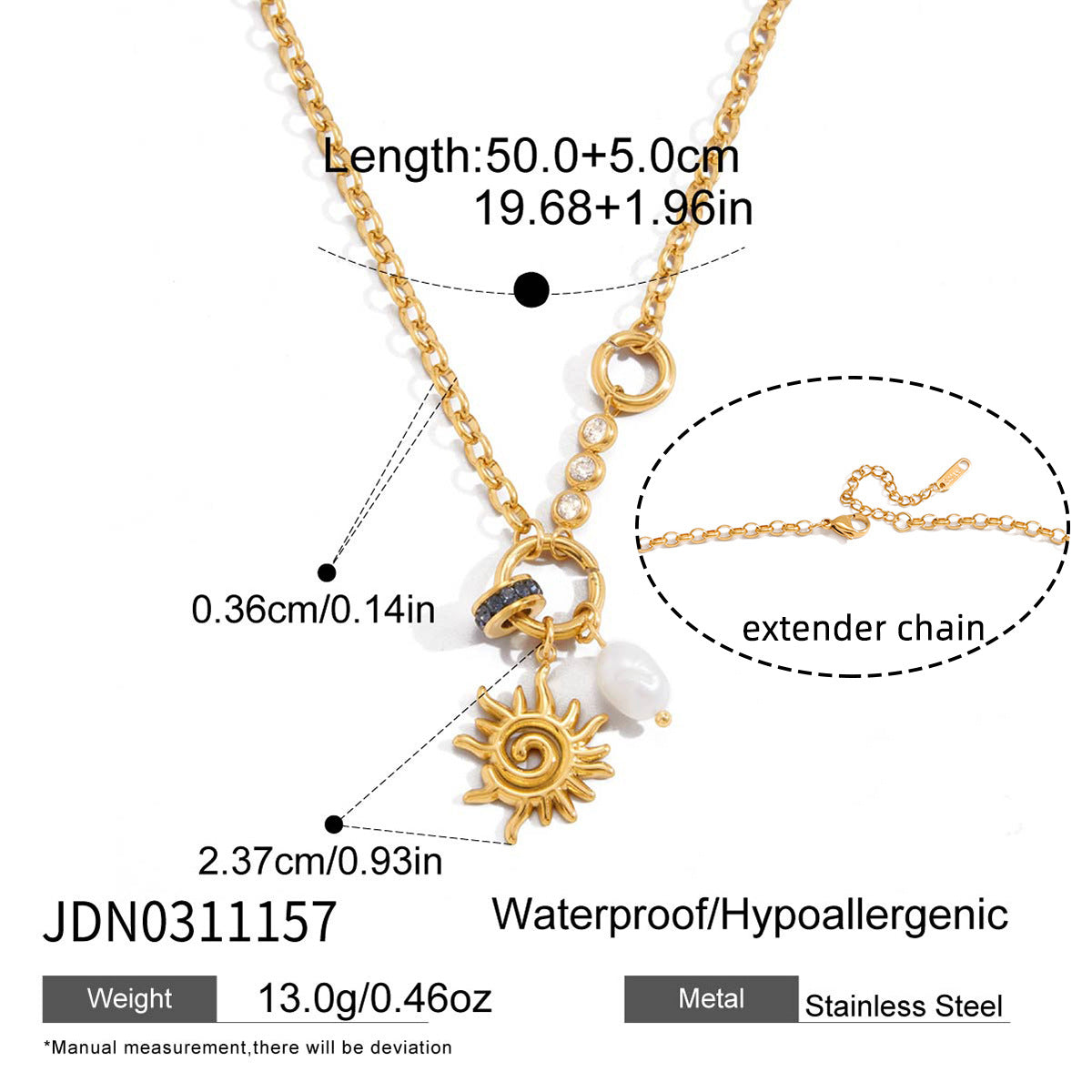 Solar Sunburst Pendant Necklace