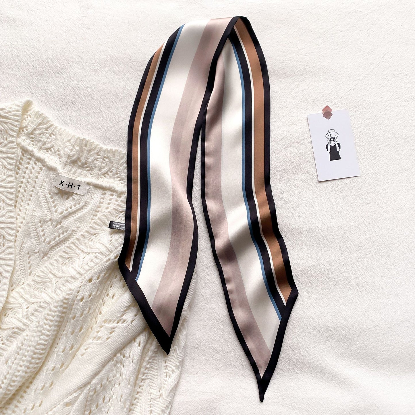 Artistic Print Long Scarf