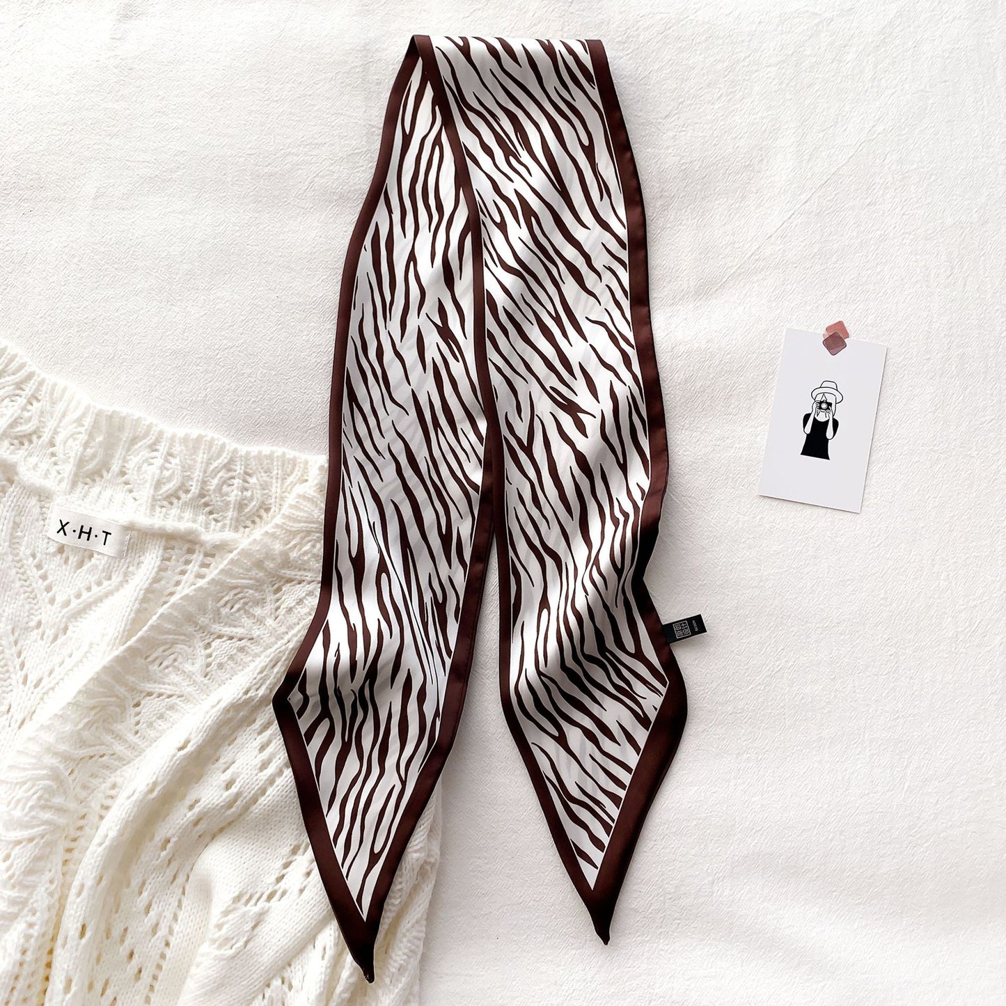 Artistic Print Long Scarf